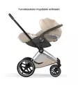 Cybex Priam Style Lastenrattaat chrome brown cozy beige wauva - Lastenrattaat - 526000201-PRCB - 9
