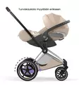 Cybex ePriam Style Sähköavusteiset Lastenvaunut chrome brown cozy beige wauva - Yhdistelmävaunut - 526000231-PYCB - 11