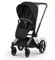 Cybex ePriam Style Sähköavusteiset Lastenvaunut chrome brown sepia black wauva - Yhdistelmävaunut - 526000231-PYSB - 3