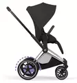 Cybex ePriam Style Sähköavusteiset Lastenvaunut Starttipaketti Cloud T turvakaukalolla ja jalustalla chrome brown sepia black wauva - Yhdistelmävaunut - 526000231SPYSB - 8