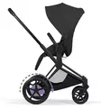Cybex ePriam Style Sähköavusteiset Lastenvaunut Starttipaketti Cloud T turvakaukalolla ja jalustalla matt black sepia black wauva - Yhdistelmävaunut - 526000243SPYSB - 6