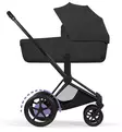 Cybex ePriam Style Sähköavusteiset Lastenvaunut Starttipaketti Cloud T turvakaukalolla ja jalustalla matt black sepia black wauva - Yhdistelmävaunut - 526000243SPYSB - 5