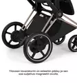 Cybex ePriam Style Sähköavusteiset Lastenvaunut Starttipaketti Cloud T turvakaukalolla ja jalustalla matt black sepia black wauva - Yhdistelmävaunut - 526000243SPYSB - 21