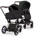 Cybex ePriam Style Sähköavusteiset Lastenvaunut Starttipaketti Cloud T turvakaukalolla ja jalustalla rose gold sepia black wauva - Yhdistelmävaunut - 526000255SPYSB - 3