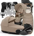 Cybex Priam 4 Lastenvaunujen Starttipaketti lisävarusteilla cozy beige wauva - Yhdistelmävaunut - 521002319-PLVCB - 1