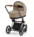 Cybex Priam 4 Lastenvaunujen Starttipaketti lisävarusteilla cozy beige wauva - Yhdistelmävaunut - 521002319-PLVCB - 2