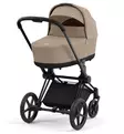 Cybex Priam 4 Lastenvaunujen Starttipaketti lisävarusteilla cozy beige wauva - Yhdistelmävaunut - 521002331-PLVCB - 2