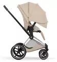 Cybex Priam Style Lastenvaunujen Starttipaketti Cloud T turvakaukalolla ja jalustalla chrome brown cozy beige wauva - Yhdistelmävaunut - 526000201SPYCB - 9