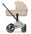 Cybex Priam Style Lastenvaunujen Starttipaketti Cloud T turvakaukalolla ja jalustalla chrome brown cozy beige wauva - Yhdistelmävaunut - 526000201SPYCB - 5