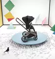 Cybex Priam Style Lastenvaunujen Starttipaketti Cloud T turvakaukalolla ja jalustalla rosegold black wauva - Yhdistelmävaunut - 526000221SPYSB - 58