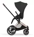Cybex Priam Style Lastenvaunujen Starttipaketti Cloud T turvakaukalolla ja jalustalla rosegold black wauva - Yhdistelmävaunut - 526000221SPYSB - 7