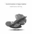 Cybex Priam Style Lastenvaunujen Starttipaketti Cloud T turvakaukalolla ja jalustalla rosegold black wauva - Yhdistelmävaunut - 526000221SPYSB - 69