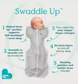 Love to Dream Swaddle up kapalopussi original grey wauva - Unipesät, unipussit ja kapalot - L10_01_001_GR_NB - 9