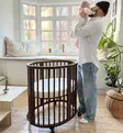 Stokke Sleepi Mini V3 Pinnasänky Big Bundle Starttipaketti warm Brown wauva - Pinnasängyt ja kehdot - 591304-PBB - 4