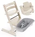Stokke Tripp Trapp Starttipaketti Newborn & Syöttötuoli vanilla White wauva - Syöttötuolit - 100142-PTNB - 1