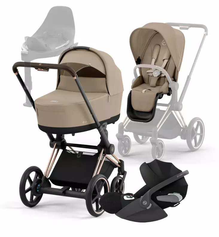 Cybex ePriam4 starttipaketti s=C3=A4hk=C3=B6avusteiset vaunut cozy bei=
ge wauva - Vaunujen Starttipaketit - 521002373-SPCB - 1