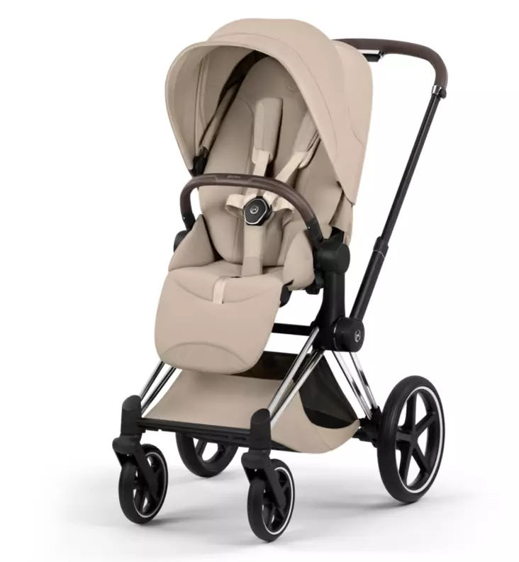 Cybex Priam Style Lastenrattaat chrome brown cozy beige wauva - Lastenrattaat - 526000201-PRCB - 1