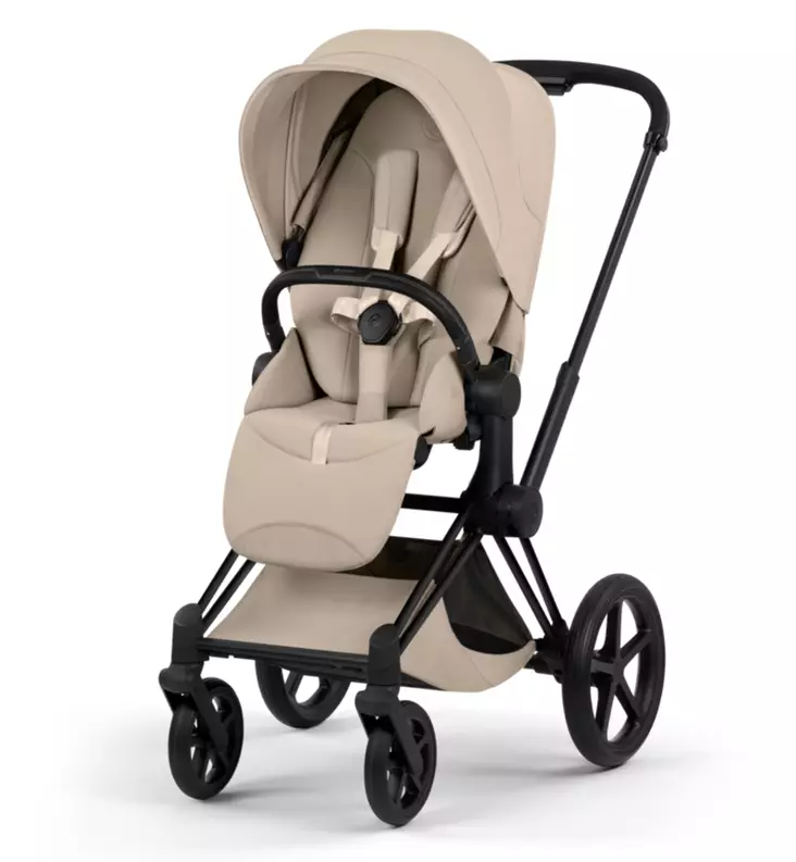 Cybex Priam Style Lastenrattaat matt black cozy beige wauva - Lastenrattaat - 526000211-PRCB - 1
