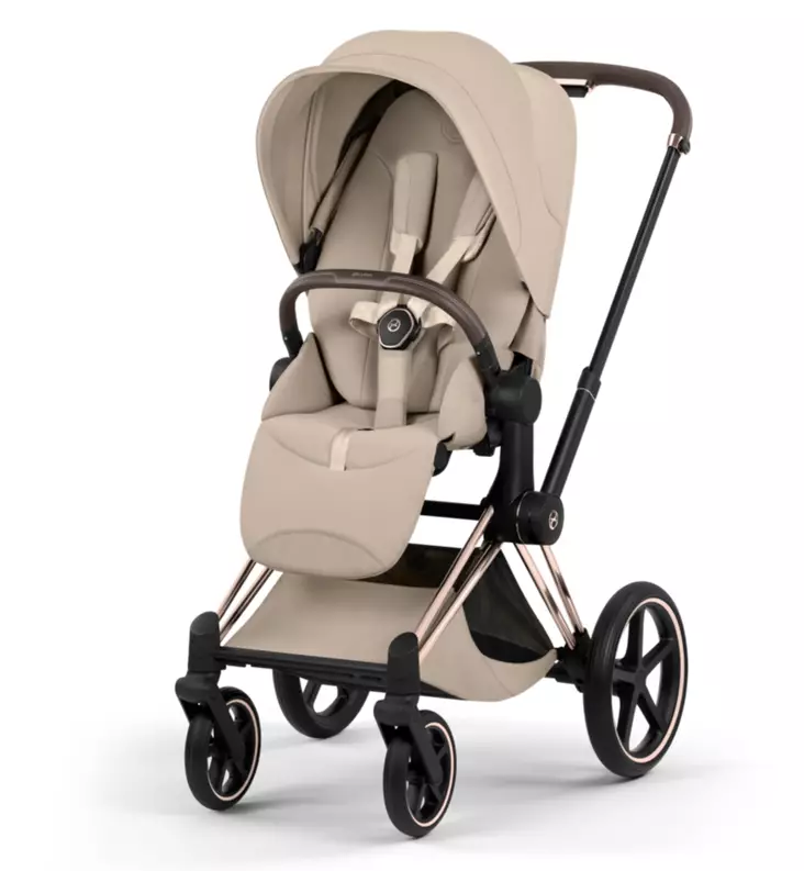 Cybex Priam Style Lastenrattaat rose gold cozy beige wauva - Lastenrattaat - 526000221-PRCB - 1