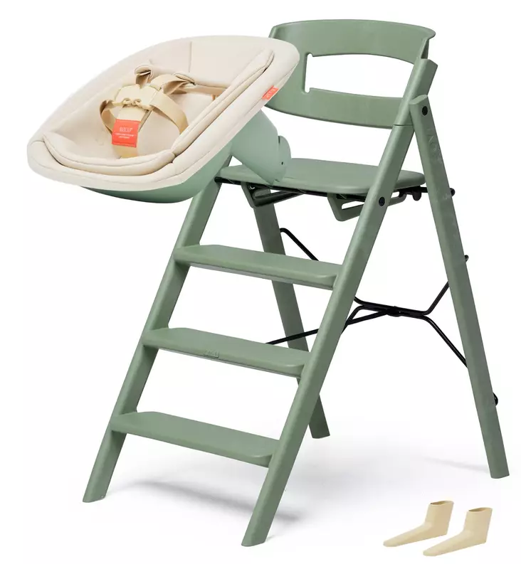 KAOS KLAPP Syöttötuoli Starttipaketti Vauvalle Mineral green recycled plastic wauva - Syöttötuolit - KLA-REC-MIN-GRE-PB - 1