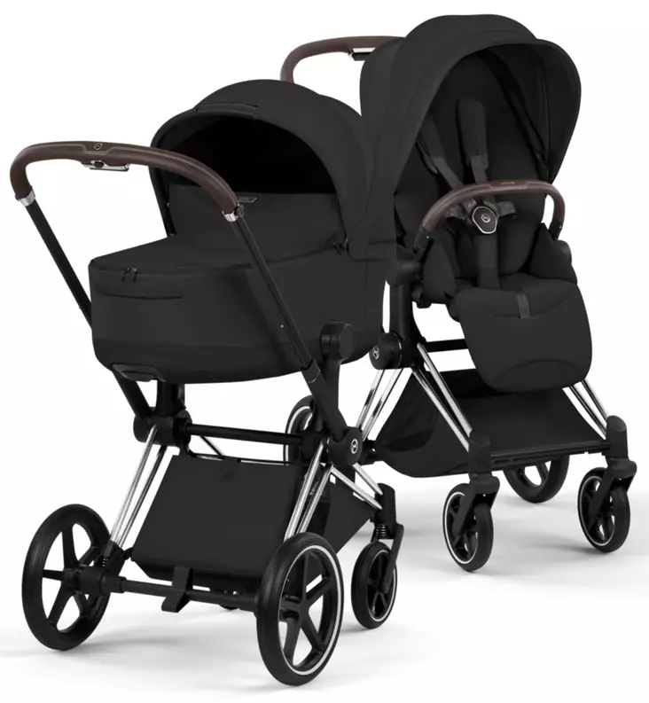 Cybex Priam Style Lastenvaunut chrome brown sepia black wauva - Yhdistelmävaunut - 526000201-PYSB - 1