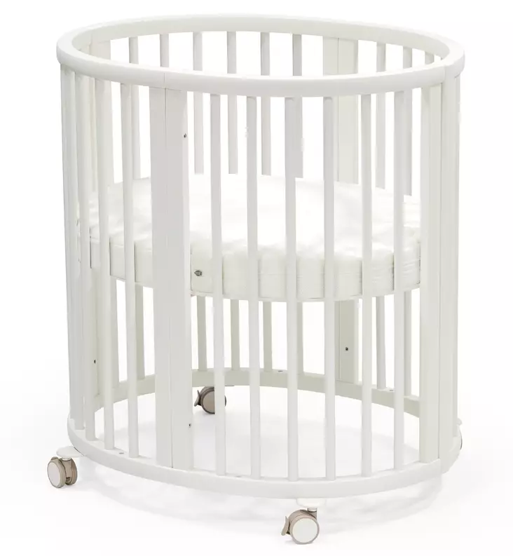 Stokke Sleepi Mini V3 Pinnasänky Bundle Starttipaketti white wauva - Pinnasängyt ja kehdot - 591302-PB - 1