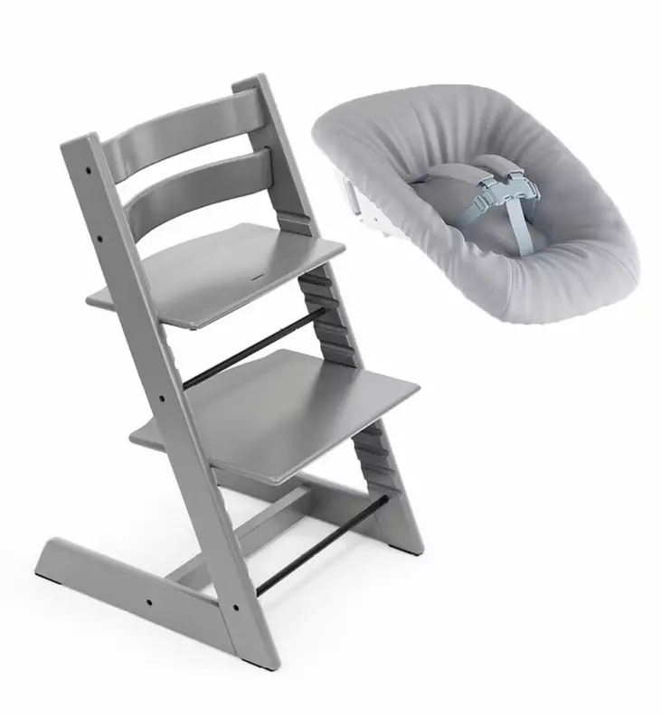 Stokke Tripp Trapp syöttötuoli newbornset vastasyntyneelle StormGrey Wauva - Syöttötuolit - 100125-KNB - 1