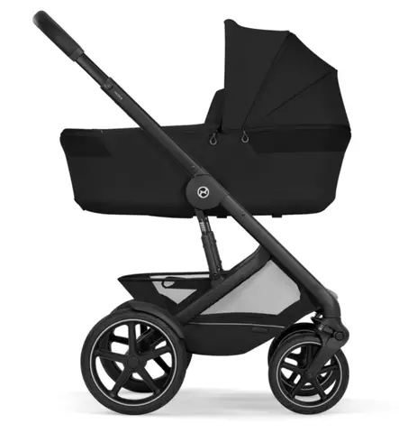 Cybex Talos S Lux Lastenvaunujen Starttipaketti Cloud G3 turvakaukalolla ja jalustalla moon black wauva - Yhdistelmävaunut - 526001727-PC - 2