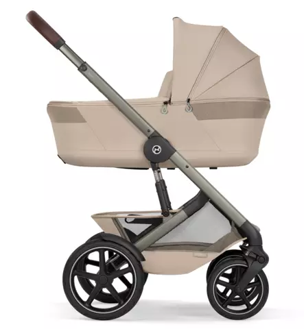 Cybex Talos S Lux Lastenvaunujen Starttipaketti Cloud G3 turvakaukalolla ja jalustalla almond beige wauva - Yhdistelmävaunut - 526001735-PC - 2