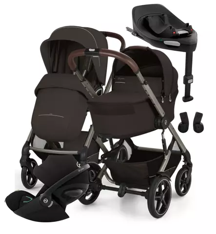 Cybex Talos S Lux Lastenvaunujen Starttipaketti Cloud G3 turvakaukalolla ja jalustalla brown wauva - Yhdistelmävaunut - 526001743-PC - 1
