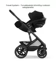 Cybex Talos S Lux Lastenvaunujen Starttipaketti Cloud G3 turvakaukalolla ja jalustalla moon black wauva - Yhdistelmävaunut - 526001727-PC - 40