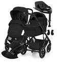 Cybex Talos S Lux Lastenvaunujen Starttipaketti Cloud G3 turvakaukalolla ja jalustalla moon black wauva - Yhdistelmävaunut - 526001727-PC - 1