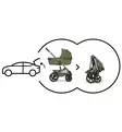 Cybex Talos S Lux Lastenvaunujen Starttipaketti Cloud G3 turvakaukalolla ja jalustalla brown wauva - Yhdistelmävaunut - 526001743-PC - 50