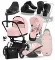 Cybex_Priam4_AllinOne_Starttipaketti_PeachPink_MattBlack_CLoudT_BaseT_wauva - Yhdistelmävaunut - 521002331-APMABLPC - 120