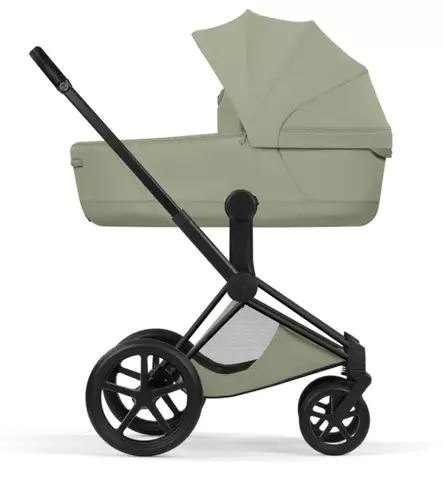 Cybex Priam Style lastenvaunujen All-in-One Starttipaketti sage green matt black wauva - Yhdistelmävaunut - 526000211PALLSAGE - 2