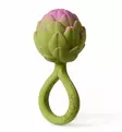 Oli&Carol Artisokka purulelu helistin ekologinen eettinen wauva - Pehmolelut ja helistimet - L-RATTLE-ARTICHOKE - 3