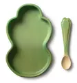 Oli&Carol Lasten lautanen ja lusikka wauva - Lasten kulhot ja lautaset - W-PLATE-KALE - 2