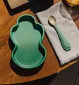 Oli&Carol Lasten lautanen ja lusikka wauva - Lasten kulhot ja lautaset - W-PLATE-KALE - 6