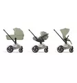 Cybex ePriam Style Lastenvaunujen All-in-One Starttipaketti Sage green rose gold wauva - Yhdistelmävaunut - 526000255PALLSAGE - 12