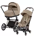 Cybex Priam 4 Lastenvaunut & Coya matkarattaat Starttipaketti cozy beige wauva - Yhdistelmävaunut - 521002337-SPCOYBE - 1