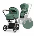 Cybex_Priam4_yhdistelmävaunut_LeafGreen_RoseGold_wauva - Yhdistelmävaunut - 521002337-PROGOLE - 1