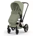 Cybex Priam Style lastenvaunujen All-in-One Starttipaketti sage green matt black wauva - Yhdistelmävaunut - 526000211PALLSAGE - 32