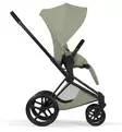 Cybex Priam Style lastenvaunujen All-in-One Starttipaketti sage green matt black wauva - Yhdistelmävaunut - 526000211PALLSAGE - 6