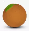 Oli&Carol Orange Appelsiini Baby Ball Pallo Wauva Oranssi - Vaunu- ja aktiviteettilelut vauvoille - L-BALL-ORANGE - 1