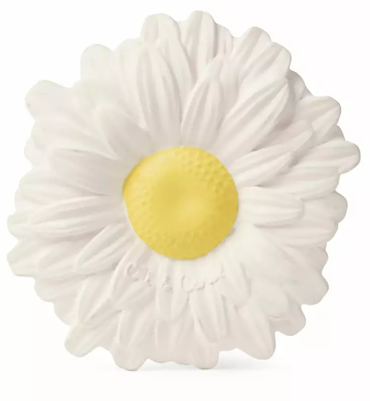 Oli&Carol kukka purulelu kylpylelu vastuullinen eettinen ekologinen wauva - Purulelut - L-DAISY-WHITE - 1