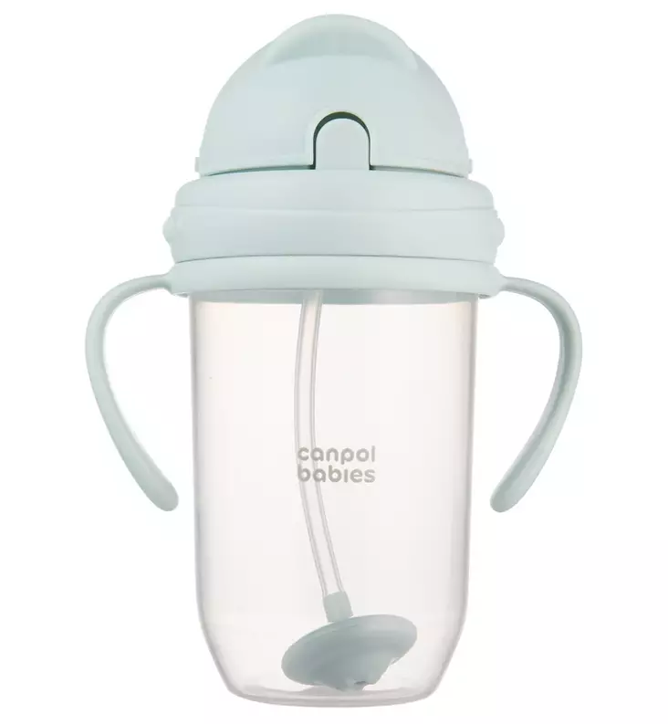 canpol babies pillipullo painotetulla pillillä mintunvihreä wauva - Lasten mukit, nokkamukit ja pillimukit - 56-623-GRE - 1