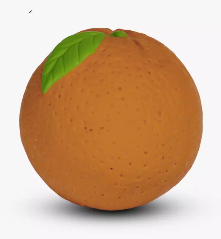 Oli&Carol Orange Appelsiini Baby Ball Pallo Wauva Oranssi - Vaunu- ja aktiviteettilelut vauvoille - L-BALL-ORANGE - 1