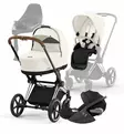 Cybex_Priam4_Starttipaketti_OffWhite_ChromeBrown_CloudT_BaseT_wauva - Yhdistelmävaunut - 521002319-SPCHBROF - 30