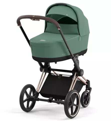 Cybex Priam 4 Lastenvaunujen Starttipaketti lisävarusteilla leaf green wauva - Yhdistelmävaunut - 521002337-PLVLG - 2