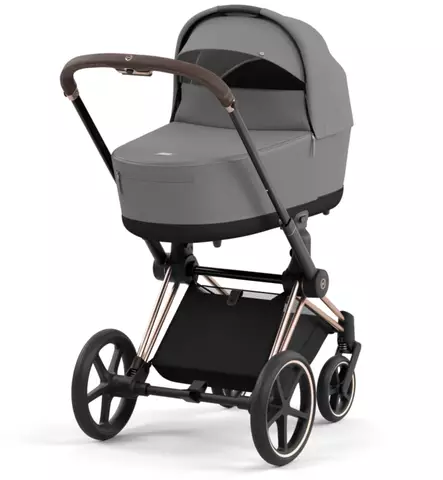 Cybex Priam 4 Lastenvaunujen Starttipaketti lisävarusteilla mirage grey wauva - Yhdistelmävaunut - 521002337-PLVMG - 2